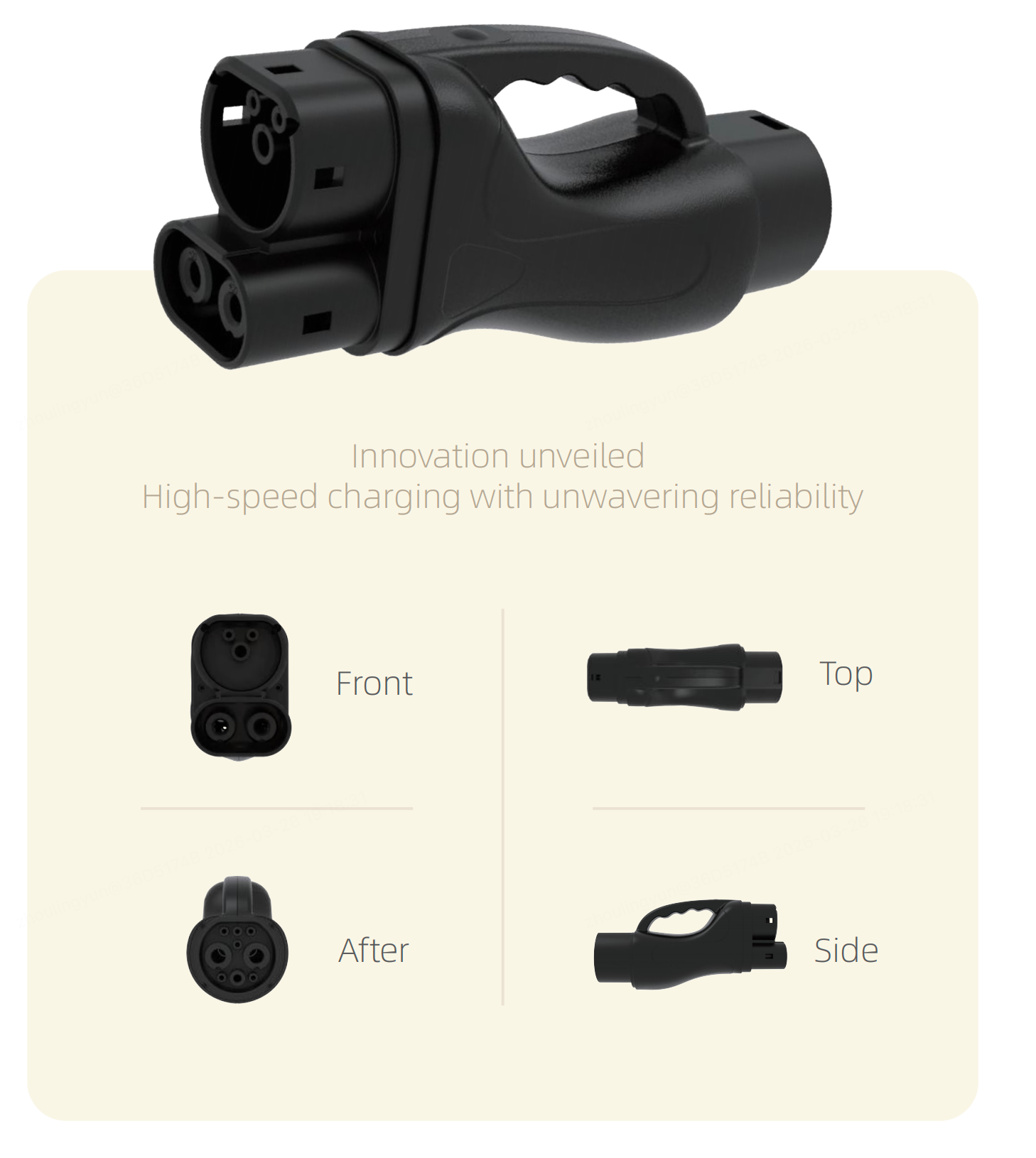 GBT to CCS2 Charging Adapter - Detail 2