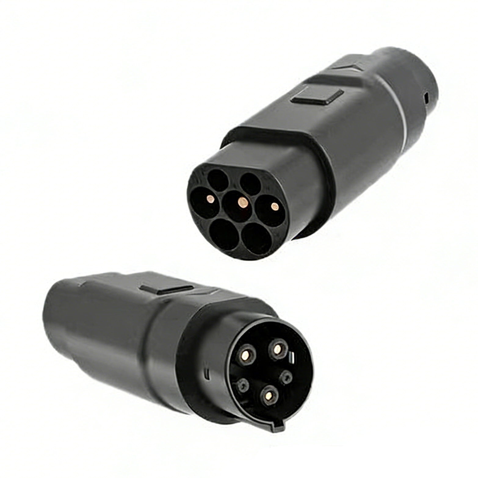 EV Connector Adapter – Multi-Standard AC Interface Converter (GB/T · Type 1 · Type 2 · NACS)
