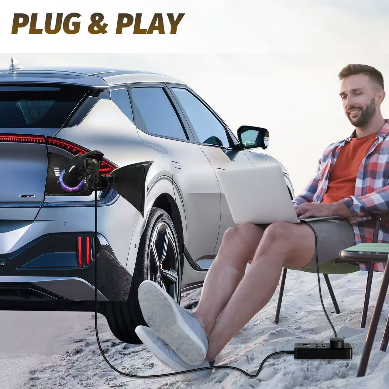 EV V2L Adapter Type 1 - Detail 2