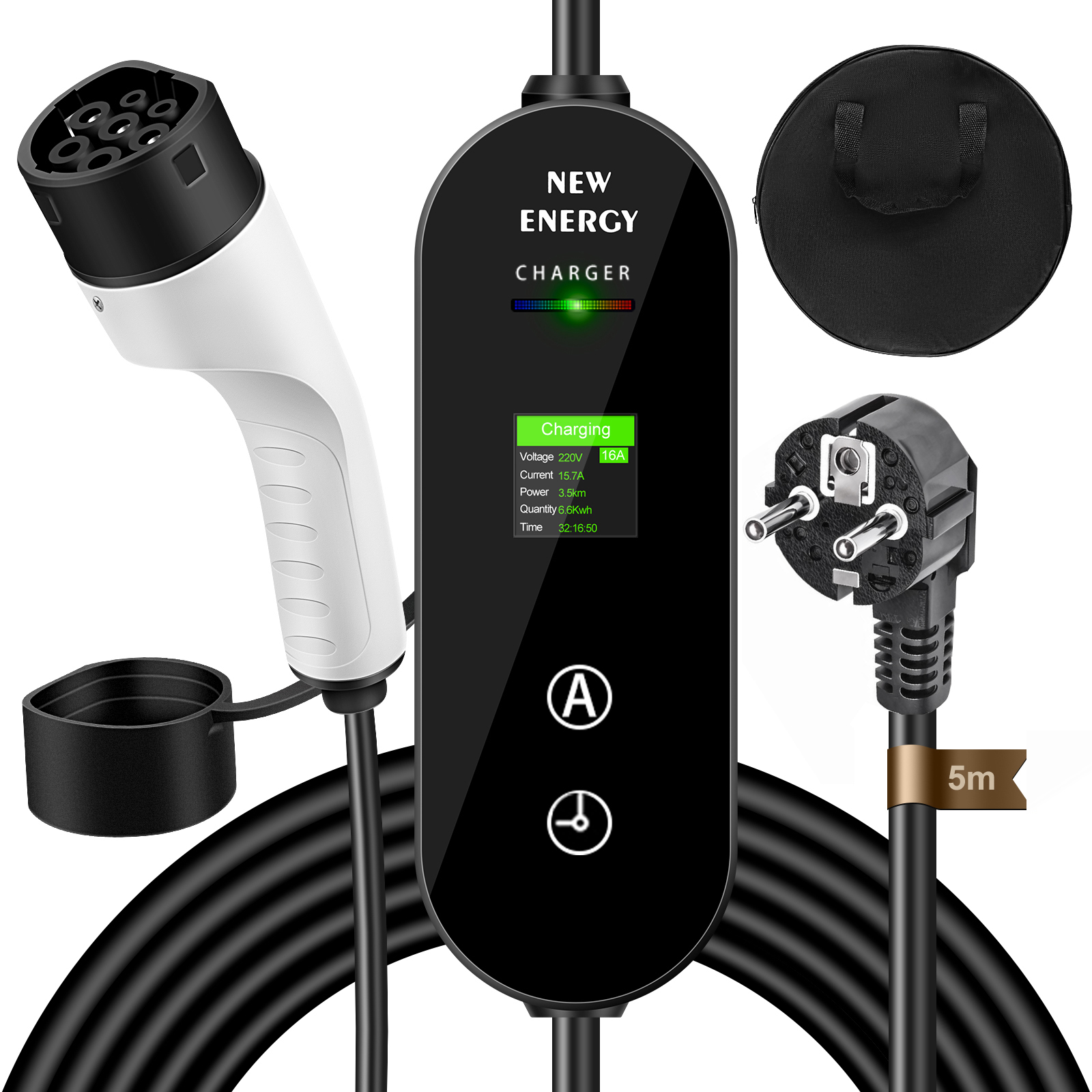 Level 2 Portable EV Charger up to 32A 11kW