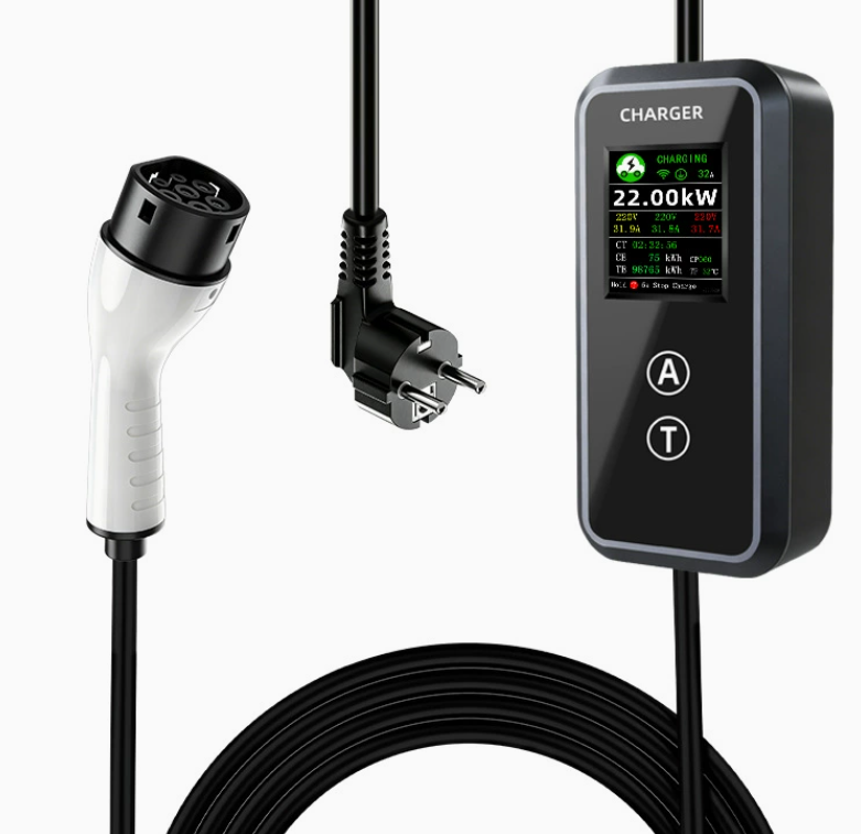 Level 2 Portable EV Charger 7kW / 11kW / 22kW TuYa