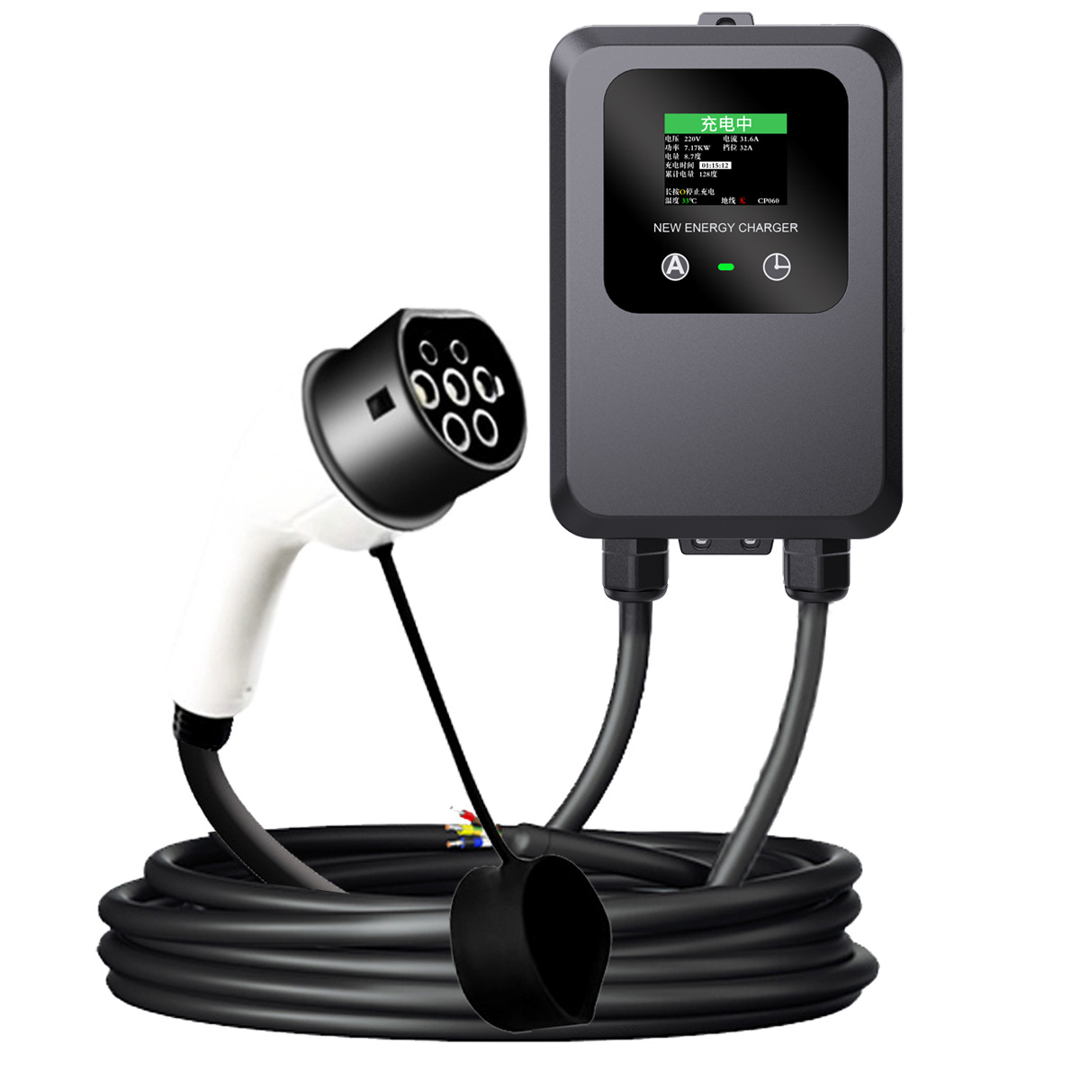Level 2 AC Wallbox EV Charger up to 32A 22kW