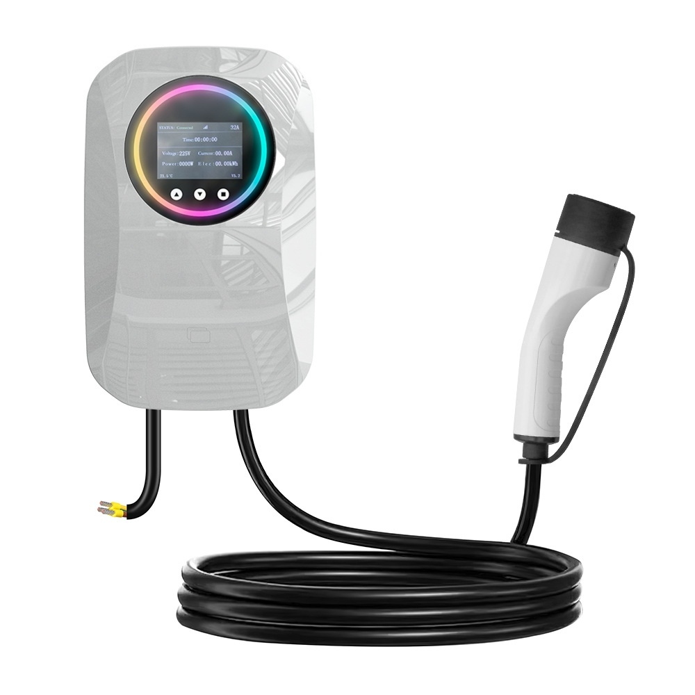AC Wallbox EV Charger 7kW / 9kW / 11kW / 22kW with Fancy Lights