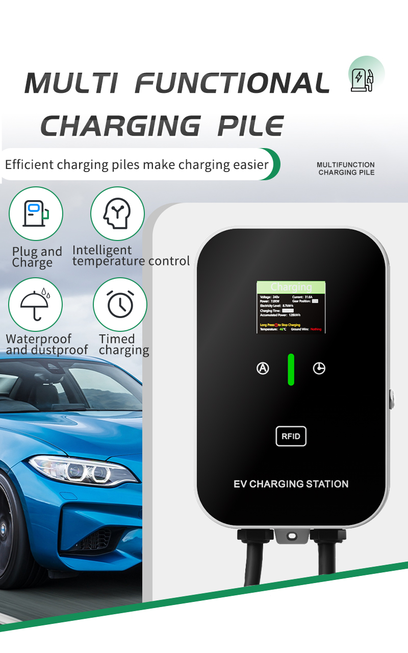 Level 2 Wallbox EV Charger OCPP Compliant up to 32A 22kW - Detail 1