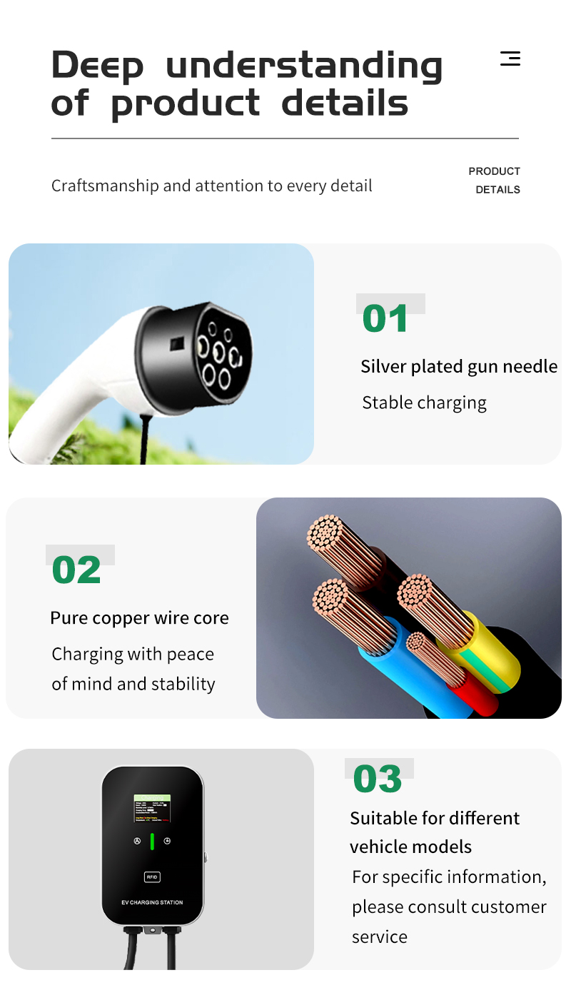 Level 2 Wallbox EV Charger OCPP Compliant up to 32A 22kW - Detail 3